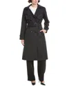 Sam Edelman Trench Coat In Blue