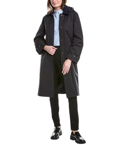 Sam Edelman Trench Coat In Blue
