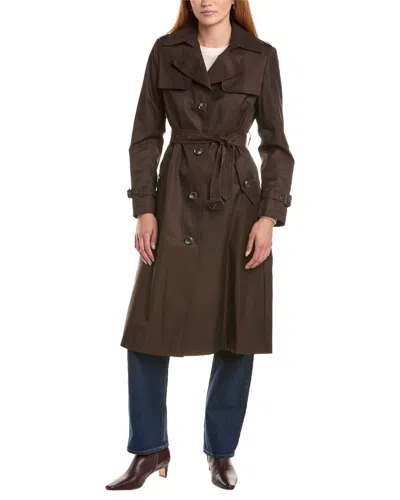 Sam Edelman Trench Coat In Brown