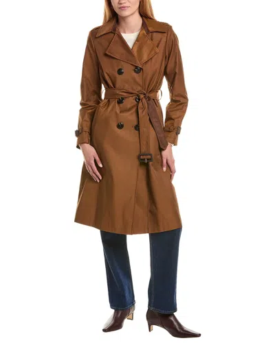 Sam Edelman Trench Coat In Brown