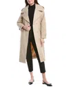 Sam Edelman Trench Coat In Gray