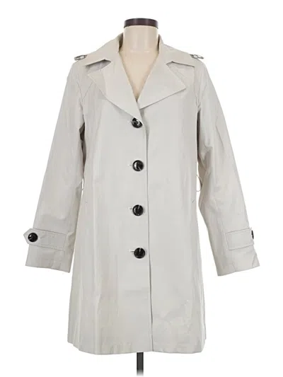 Pre-owned Sam Edelman Trenchcoat In Gray