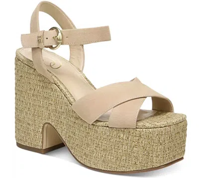 Sam Edelman Trianna Sandal In Natural In White