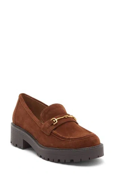 Sam Edelman Tully Loafer In Dark Terra Toffee