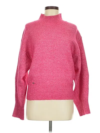 Pre-owned Sam Edelman Turtleneck Sweater In Pink