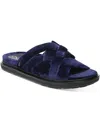 Sam Edelman Vaugn Womens Strappy Slip On Slide Sandals In Blue