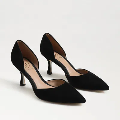 Sam Edelman Victoria Pointed Toe Pump Black Leather