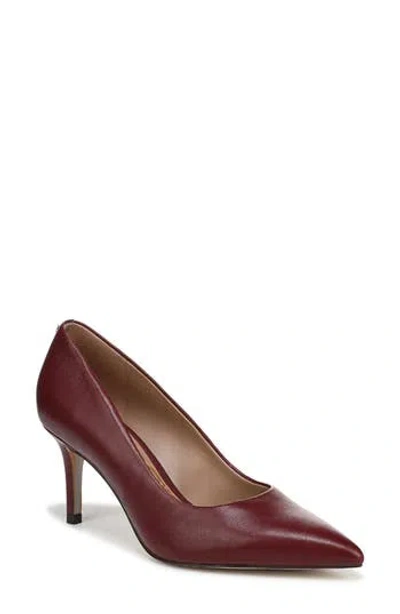 Sam Edelman Vienna Pointed Toe Pump In French Merlot