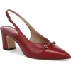 Sam Edelman Waller Pointed Toe Slingback Pump In Red