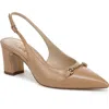 Sam Edelman Waller Pointed Toe Slingback Pump In Sand