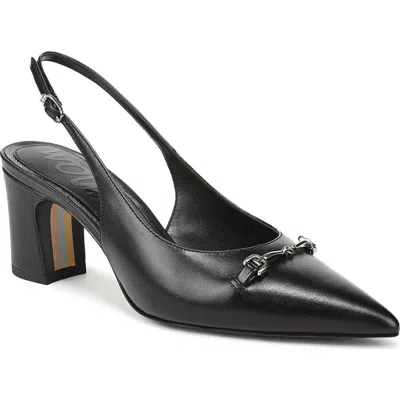 Sam Edelman Waller Pointed Toe Slingback Pump In Black