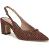 Sam Edelman Waller Pointed Toe Slingback Pump In Multi