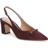 Sam Edelman Waller Pointed Toe Slingback Pump In Purple
