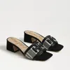 Sam Edelman Women's Waylon Square Toe Logo Block Heel Sandals In Multi