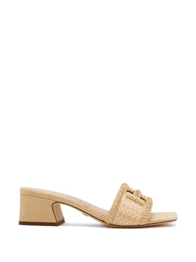Sam Edelman Waylon Woven Heeled Sandals In Neutral