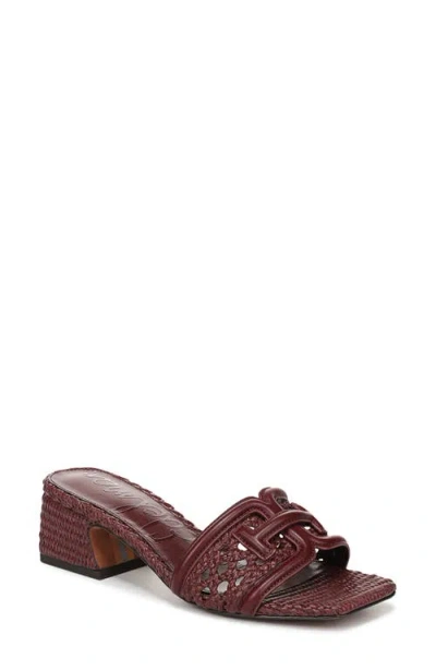 Sam Edelman Waylon Woven Sandal In Brown