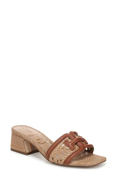 Sam Edelman Waylon Woven Sandal In Brown