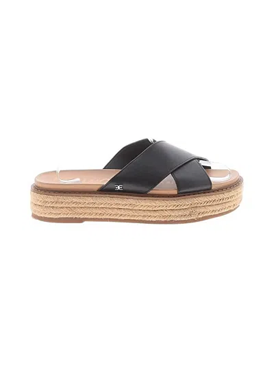 Pre-owned Sam Edelman Wedges In Black