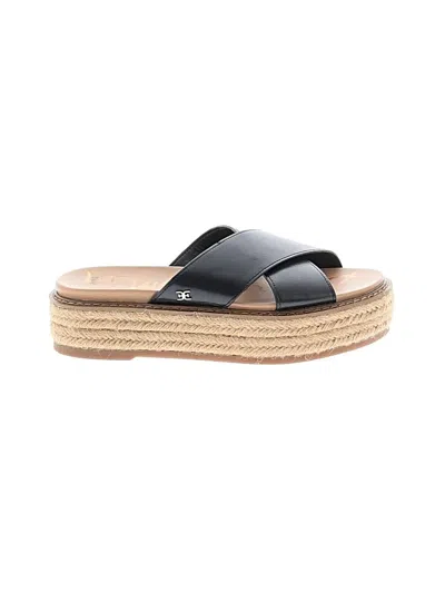 Pre-owned Sam Edelman Wedges In Black