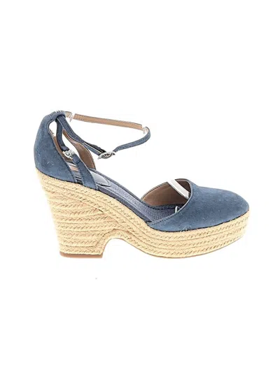 Pre-owned Sam Edelman Wedges In Blue