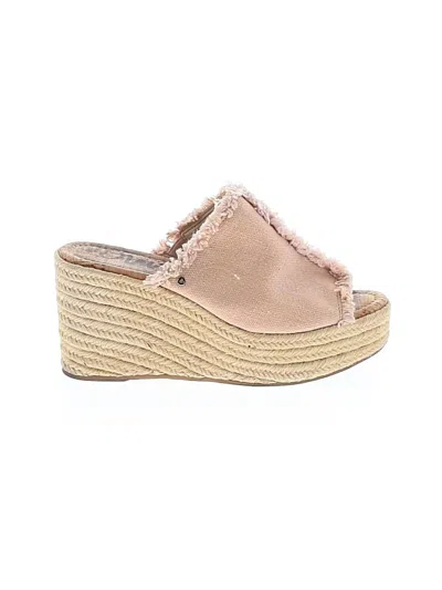 Pre-owned Sam Edelman Wedges In Brown