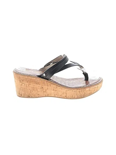 Pre-owned Sam Edelman Wedges In Brown