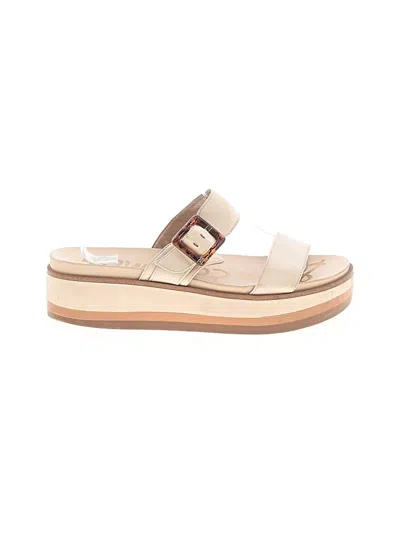 Pre-owned Sam Edelman Wedges In Ivory