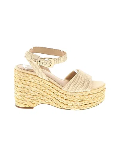 Pre-owned Sam Edelman Wedges In Ivory