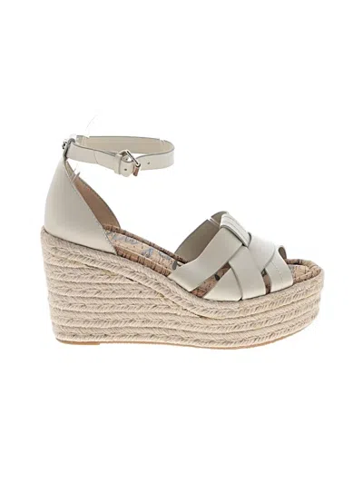 Pre-owned Sam Edelman Wedges In White