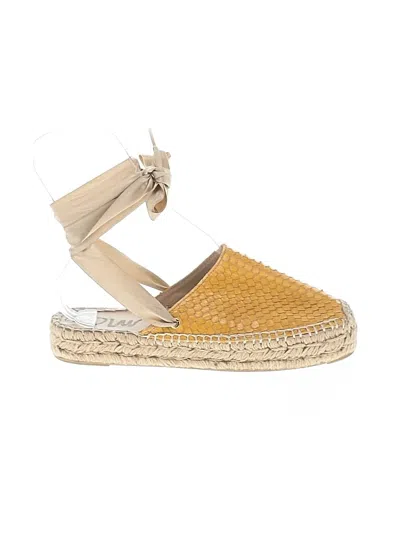 Pre-owned Sam Edelman Wedges In Yellow