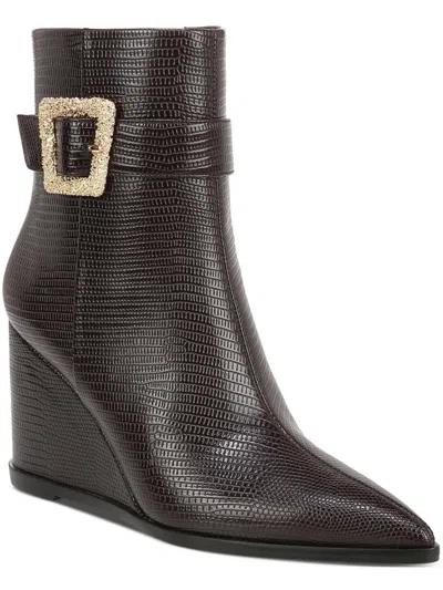 Sam Edelman Weslie 2 Womens Faux Leather Booties In Multi