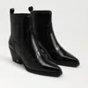 Sam Edelman West Ankle Boot Black Leather