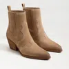 Sam Edelman West Ankle Boot Cyprus Tan Leather/suede