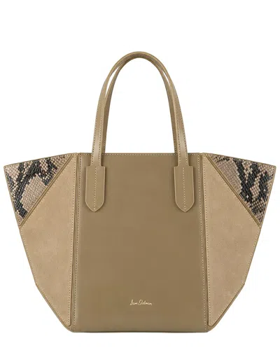 Sam Edelman West Small Leather Convertible Crossbody Tote In Brown