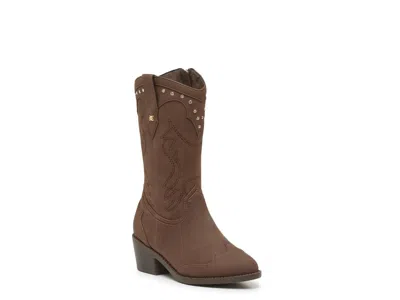 Sam Edelman Westerly Rise Cowboy Boot Kids' In Brown