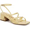 Sam Edelman Whitley Ankle Strap Sandal In Buttercup
