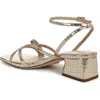Sam Edelman Whitley Ankle Strap Sandal In Jute