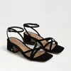 Sam Edelman Whitley Block Heel Sandal Black Suede