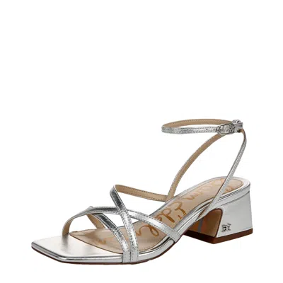 Sam Edelman Whitley Heeled Sandal Soft Silver J3954l1020 Women's