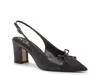 Sam Edelman Willette Slingback Pointed Cap Toe Pump In Black