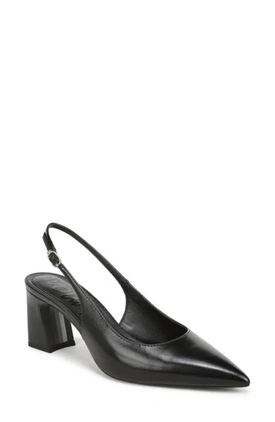 Sam Edelman Winfred Pointed Toe Slingback Sandal In Black
