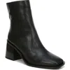 Sam Edelman Wells Womens Block Heel Ankle Boots In Black