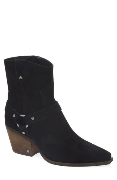 Sam Edelman Winston Pointed Toe Bootie In Black