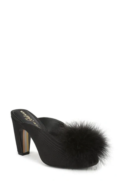 Sam Edelman Witney Feather Embellished Pump In Black