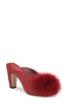 Sam Edelman Witney Feather Embellished Pump In Red