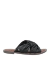 Sam Edelman Woman Sandals Black Size 6.5 Leather