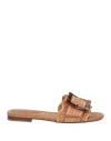 Sam Edelman Woman Sandals Sand Size 7.5 Natural Raffia In Beige