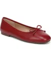 Sam Edelman Alie Bow-detail Leather Ballet Flats In Multi