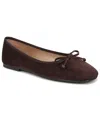 Sam Edelman Women's Alie Leather Ballet Flats In Brown