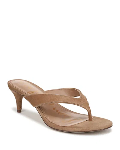 Sam Edelman Women's Amie Kitten Heel Sandals In Brown